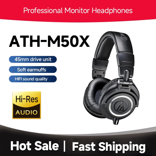 Eurobeats Audio-Technica ATH-M50x Wired studio headset
